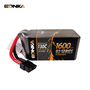 BONKA FPV 1600mAh 130C 6S Ultra Series Racing LiPo